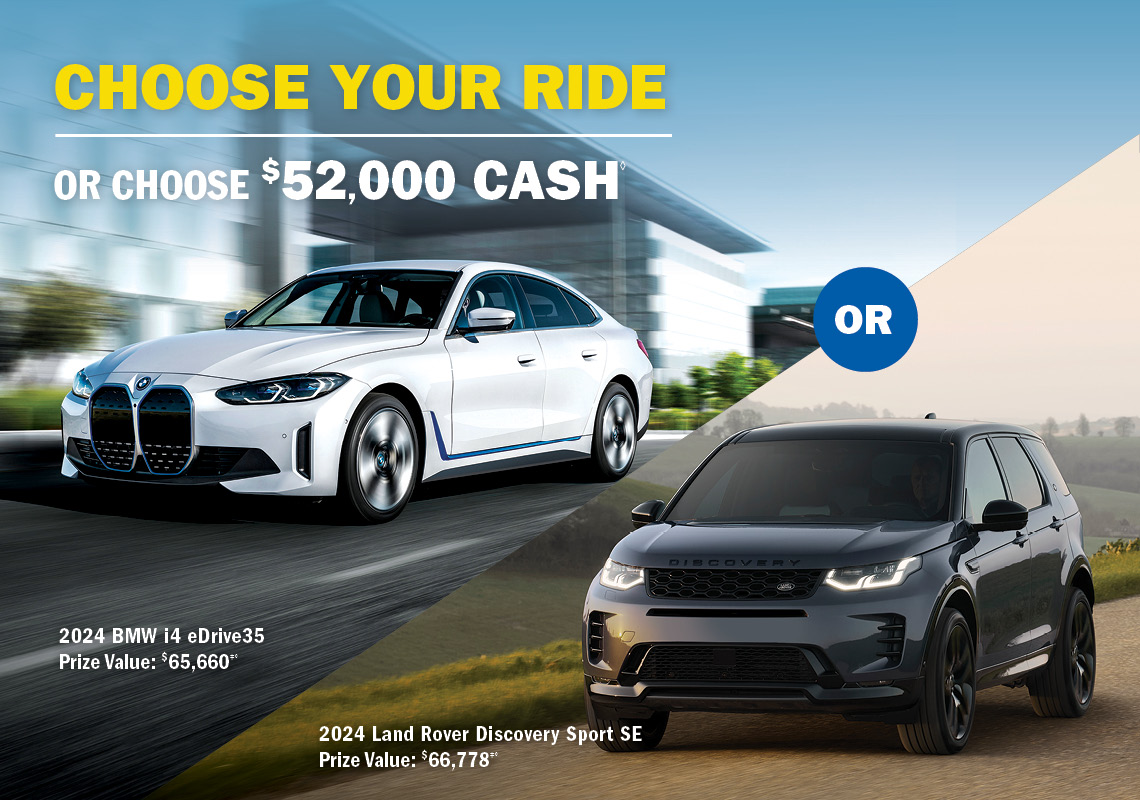 Choose your ride, or choose $52,000 cash.