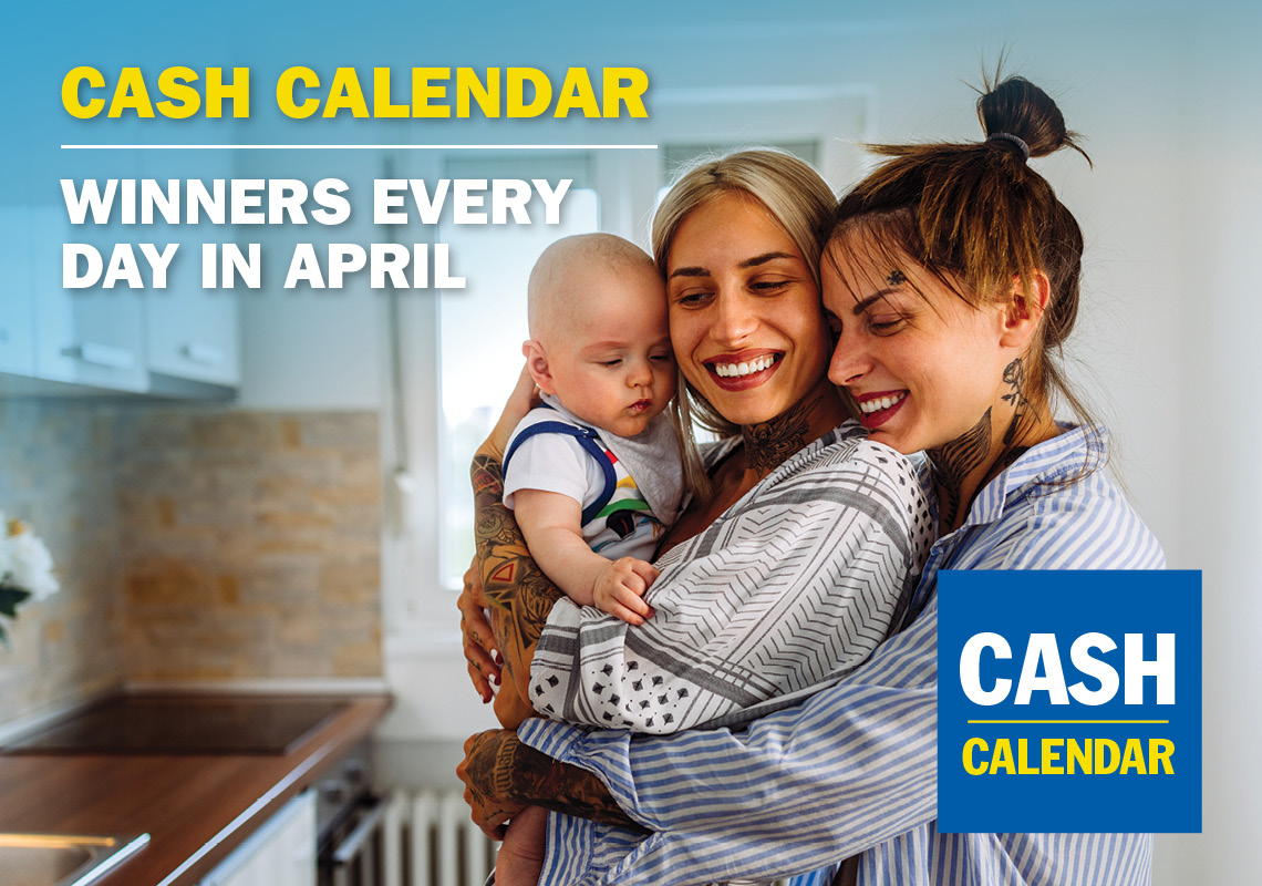 SickKids Lottery Cash Calendar - Winners every day in April