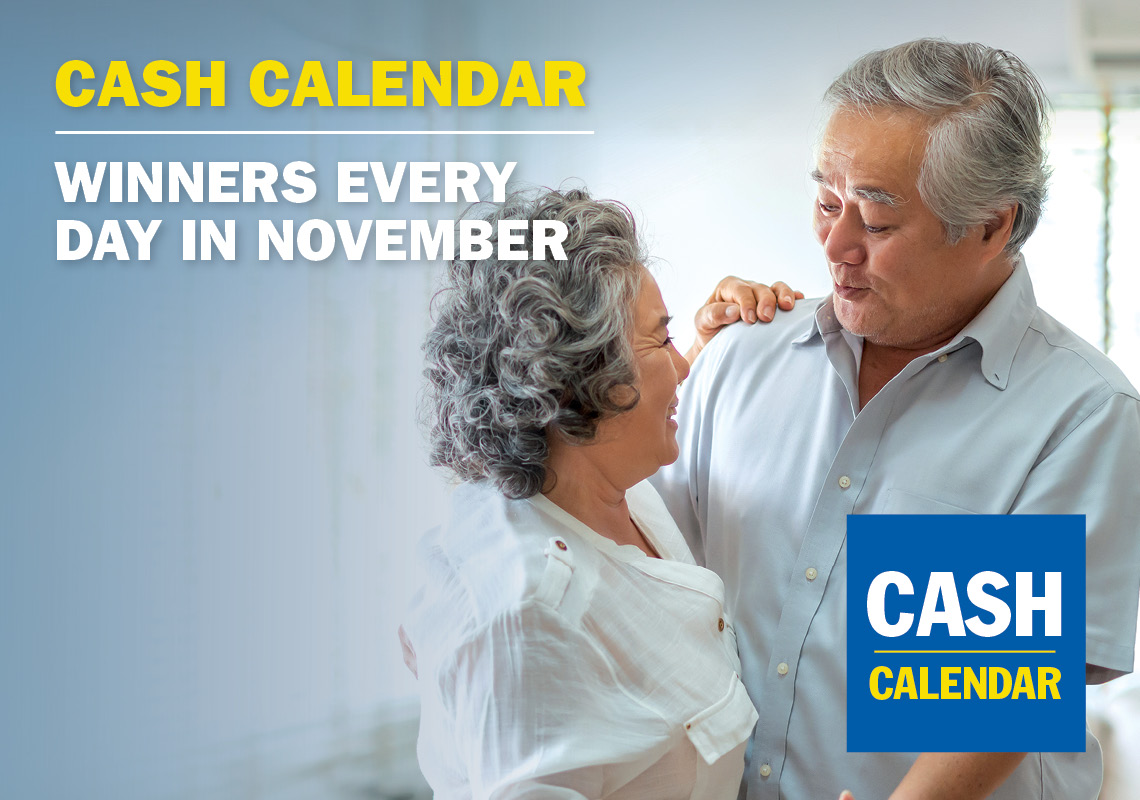 SickKids Lottery Cash Calendar - Winners every day in November