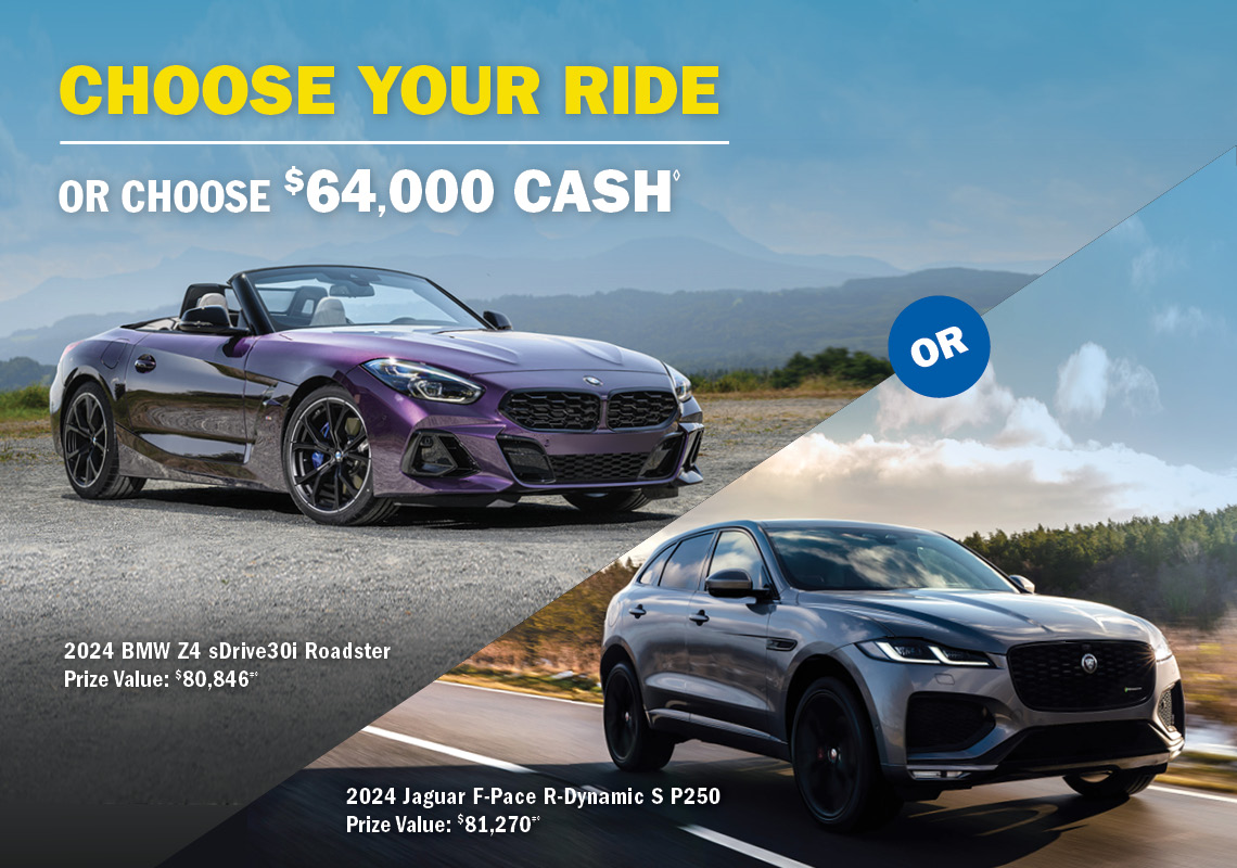 Choose your ride, or choose $52,000 cash.